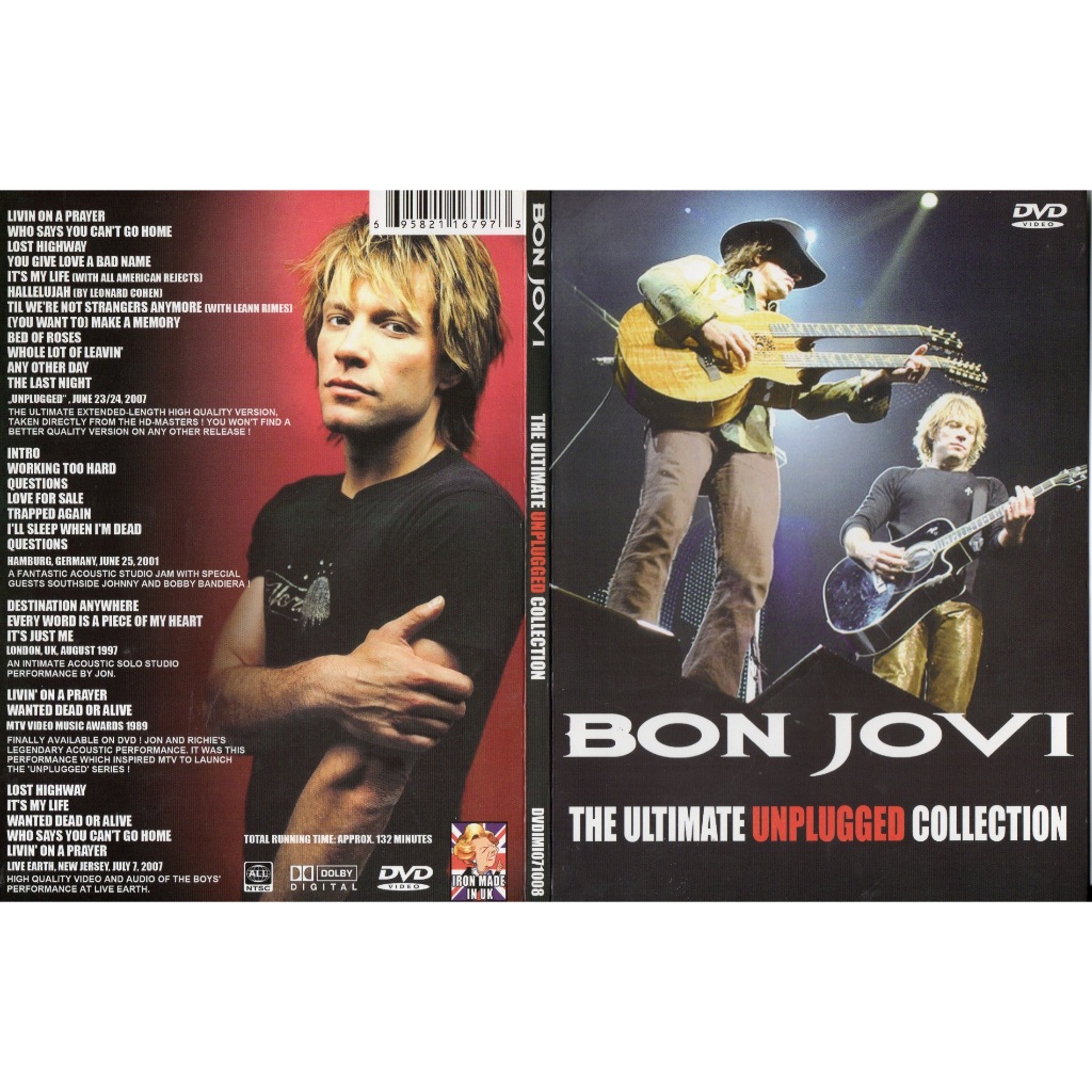Bon Jovi - DVDr The Ultimate Collection Unplugged