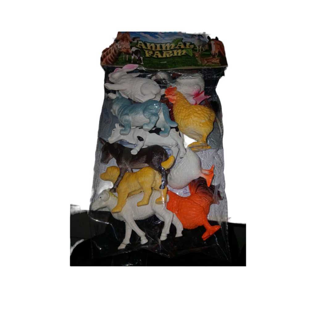 kit  animais para crianças animais sortido em Oferta na Shopee