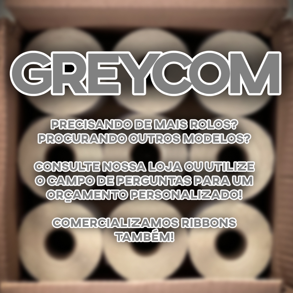 Detalhes do Kit 4 Rolos Etiqueta 10x15 100x150 Térmica Com Serrilha Envios Ecommerce Zebra Greycom 180 Etiquetas