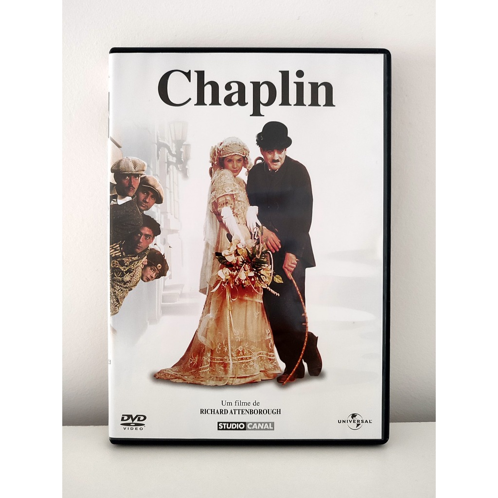 DVD Chaplin - Robert Downey Jr. - Anthony Hopkins - Dan Aykroyd - Richard Attenborough - Usado