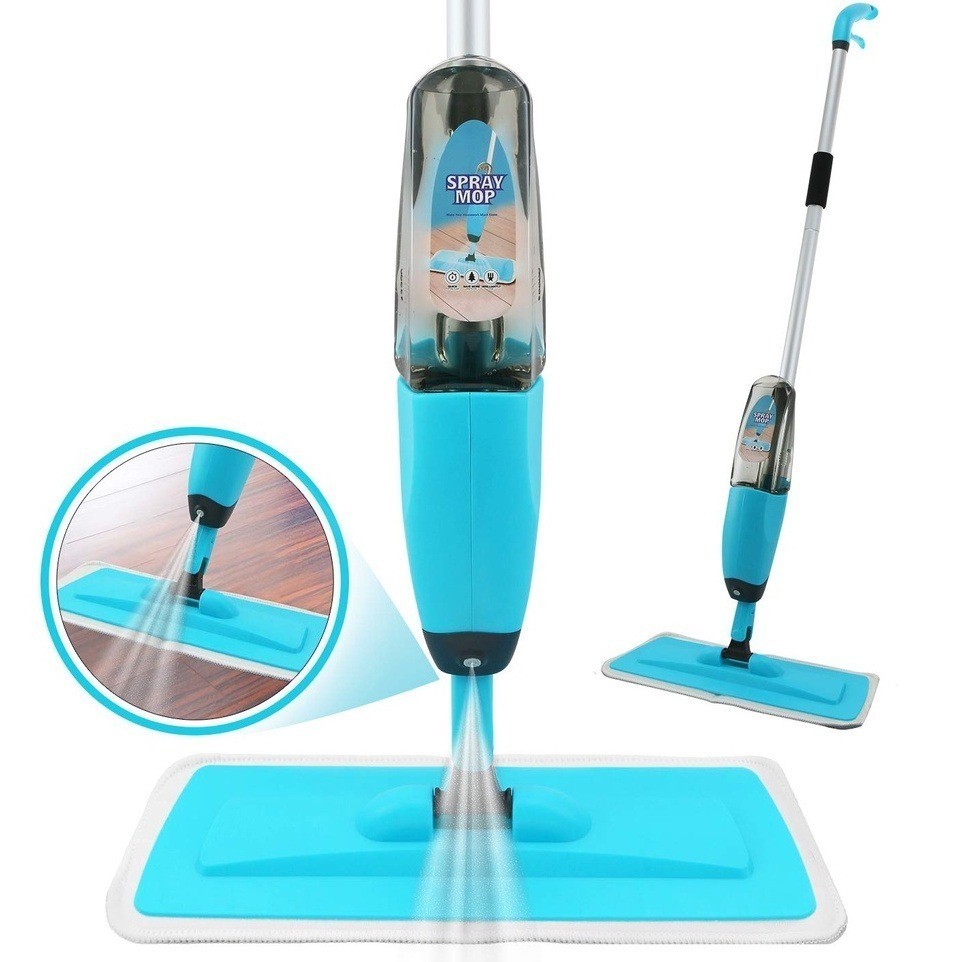 MOP Spray com Refil Microfibra Reutilizável Produto de Limpeza Prático, Durável e Eficiente