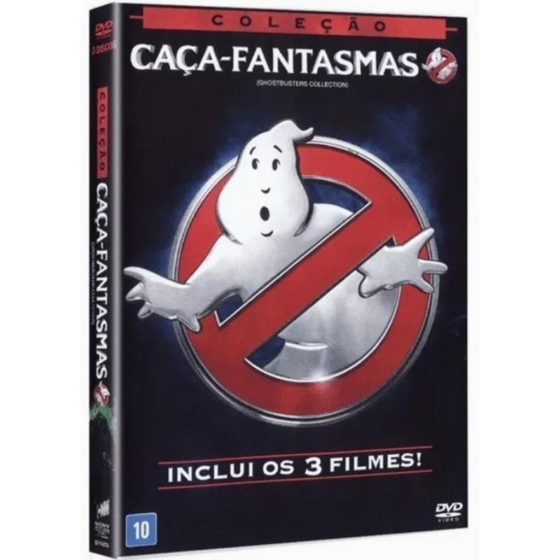 Dvd Caça Fantasmas - A Trilogia - Lacrado e Original.(3 Filmes)  (RARIDADE)
