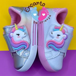 TÊNIS UNICÓRNIO DELICADO CASUAL LANÇAMENTO INFANTIL em Oferta na Shopee