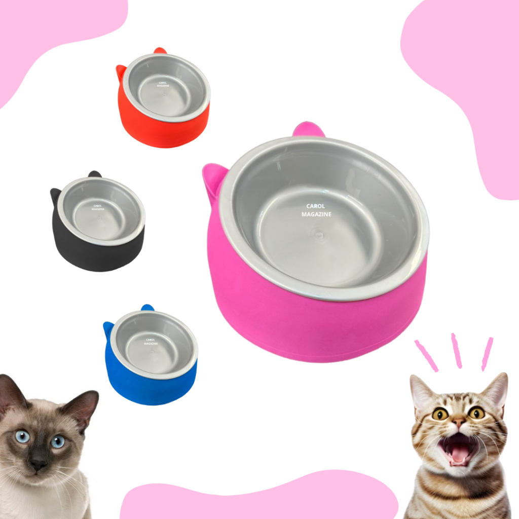 Comedouro e Bebedouro Alto Para Gato Postura Correta Ergonomico Gatinho em Oferta na Shopee