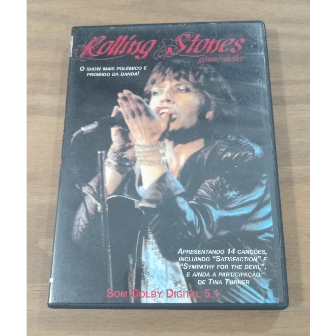 DVD -ROLLING STONES -GIMME SHELTER O SHOW MAIS POLÊMICO E PROIBIDO DA BANDA!