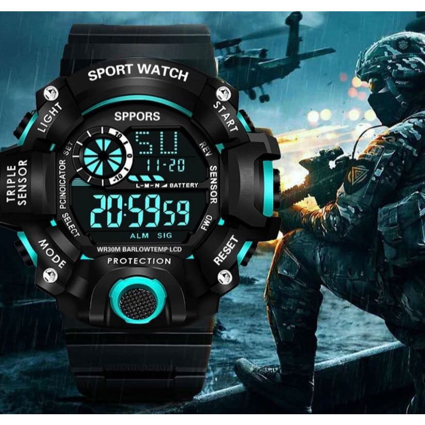 Relogio masculino original shok premium sport