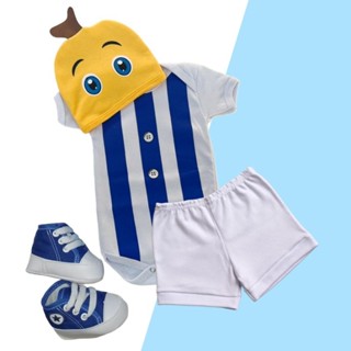 Body Temático Bebê Bananas de Pijamas - Kit Mesversário em Oferta na Shopee
