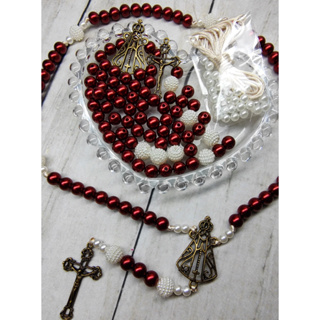 Terço para montagem  de terço católico adulto fundição resinado religiosos bijuteria artesanato em Oferta na Shopee