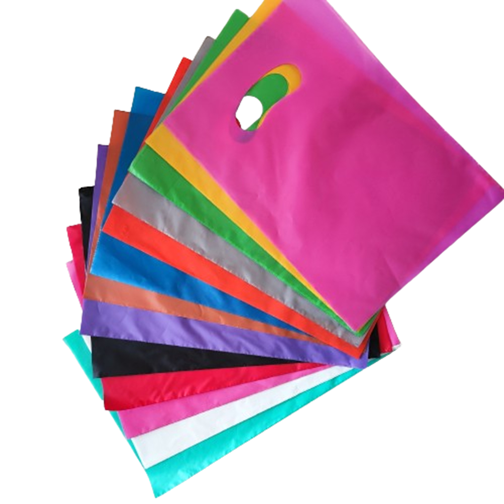 kit 100 Sacolas Plásticas 20x30X0,08 alça boca de palhaço vazada ,1º linha - para lojas em Oferta na Shopee