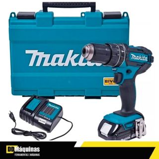 Furadeira Parafusadeira Impacto 1/2 18,0v Bivolt - Makita em Oferta na Shopee