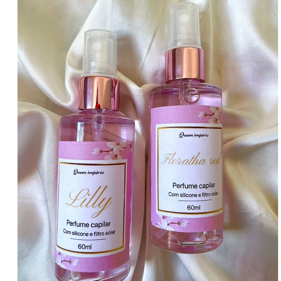 Perfume capilar com silicone e filtro solar 60ml