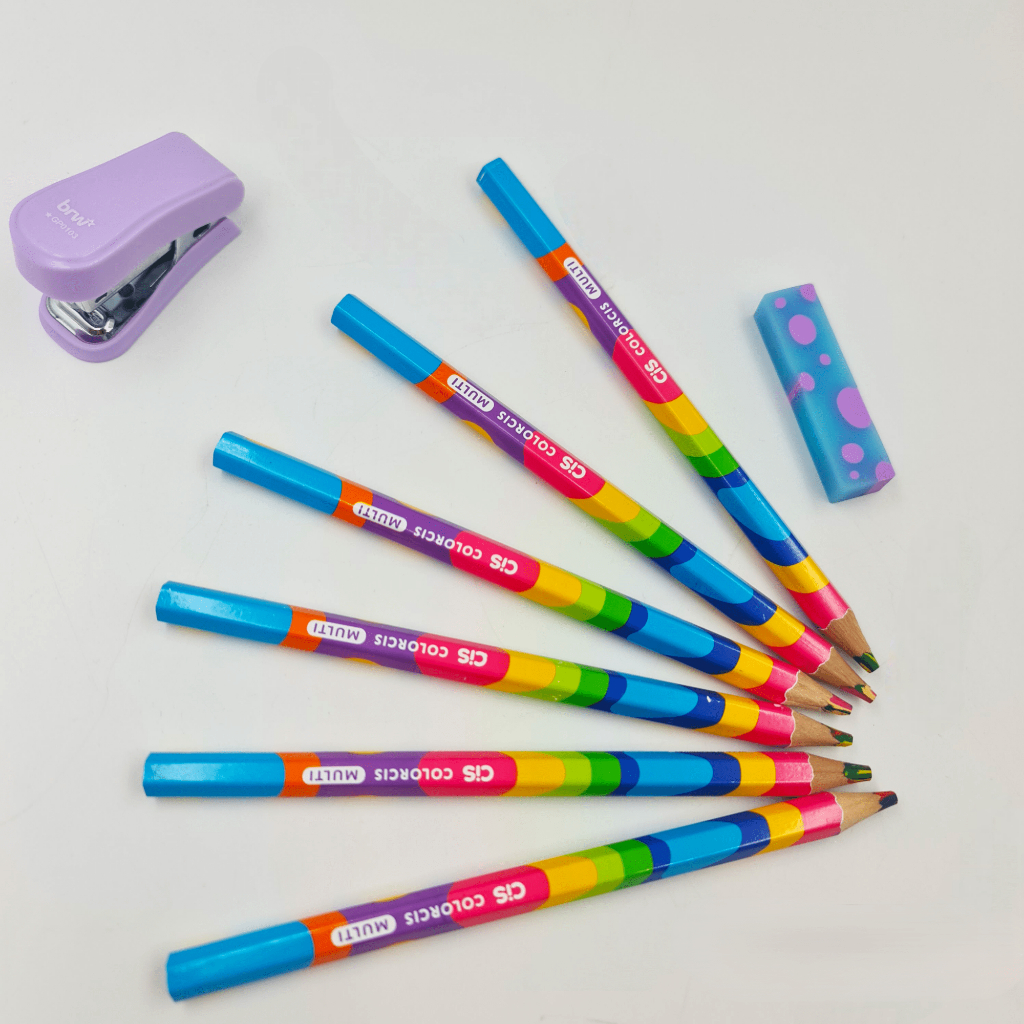 Lápis Jumbo Multicolor - Cis - Papelaria Divertida - Papelaria Escolar - Escritório