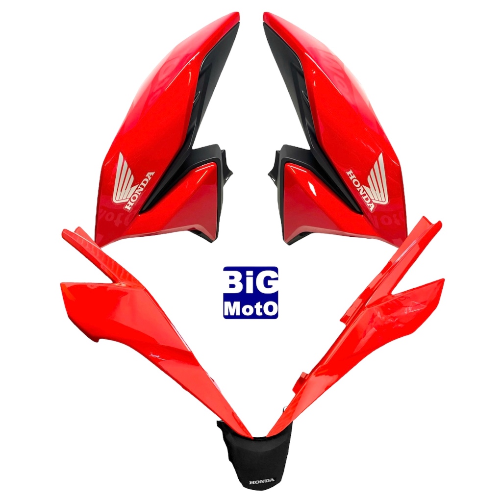 Par Aba do tanque CG Titan 160 2022/23/24 Vermelho perolizado com Complemento+Rabeta CG Titan160 Vermelho Perolizado em Oferta na Shopee