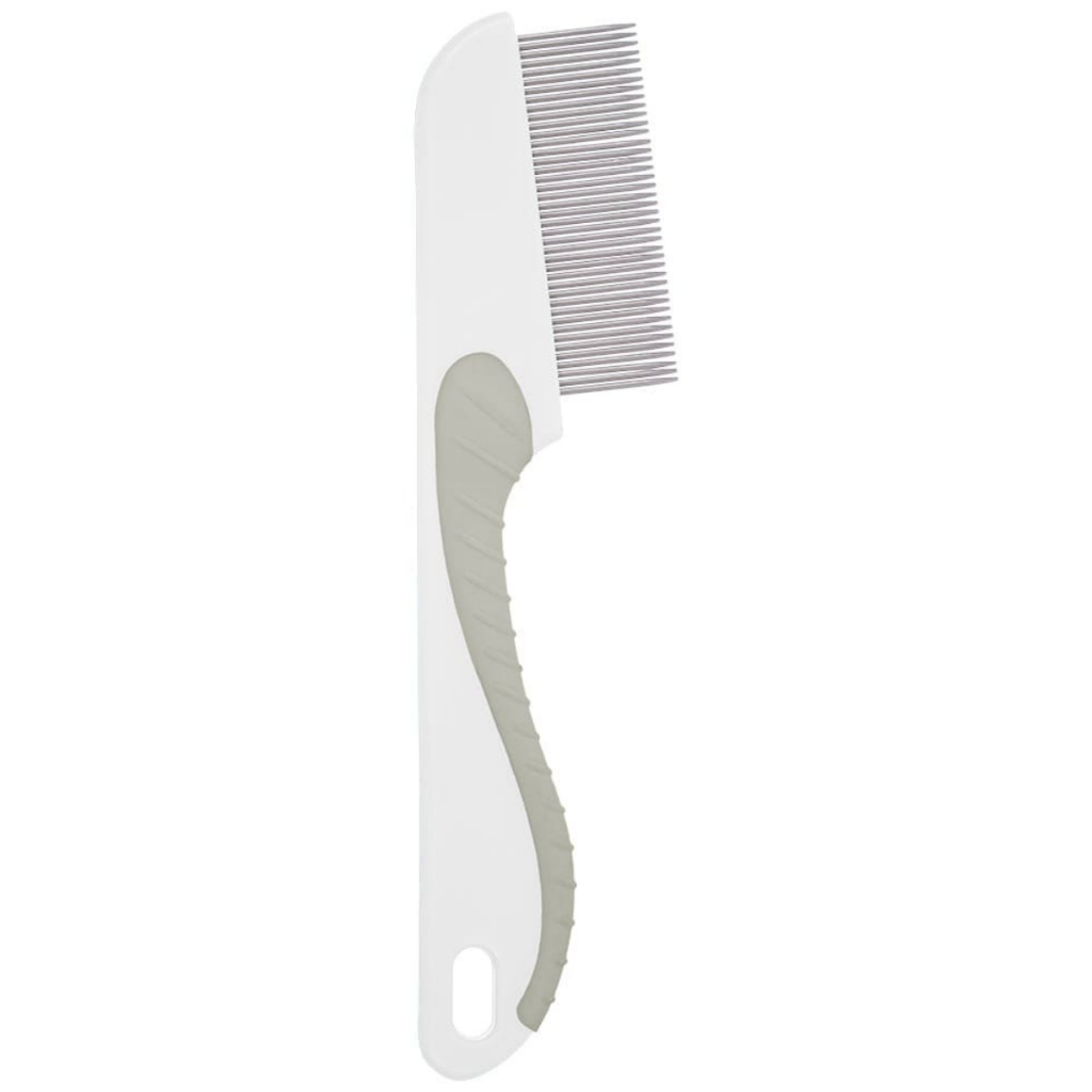 Pente Fino em Aço Buba Remove Piolhos e Lêndeas Cabo Emborrachado