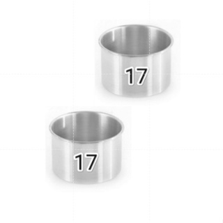 kit (DUAS) Assadeira Redonda ALTA 17 x 10 cm Forma Bolo em Oferta na Shopee