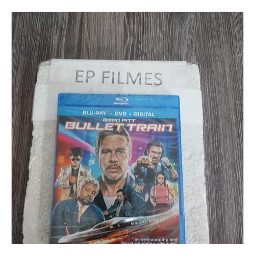 Blu-ray + Dvd Trem Bala - Bullet Train - Lacrado Dub Leg Brad Pitt