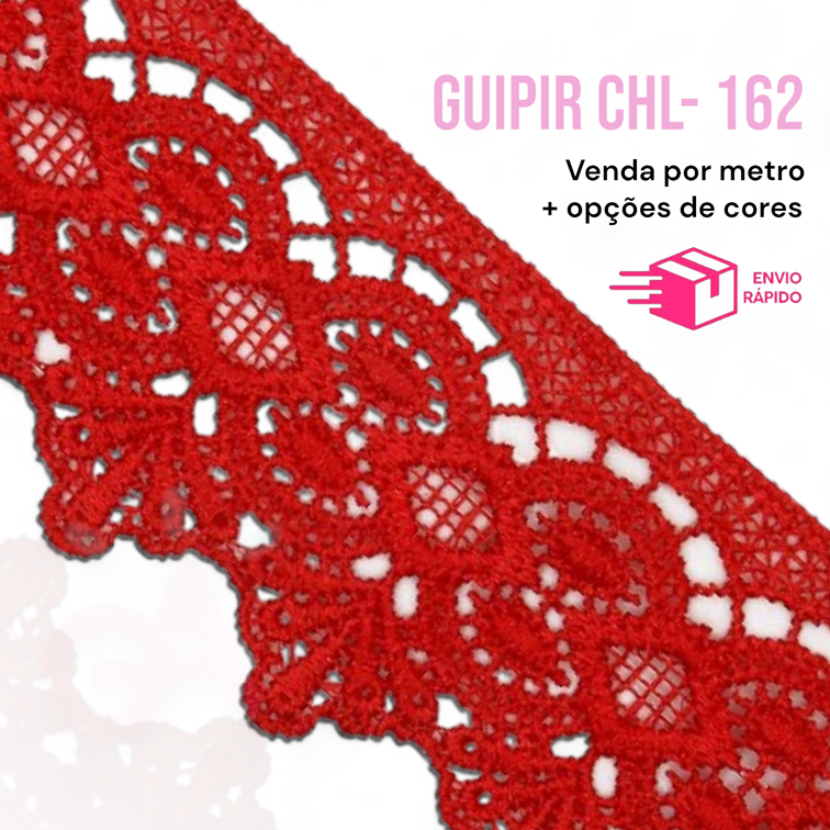 Renda de Guipir CHL-162 - 5 cm -  1 metro