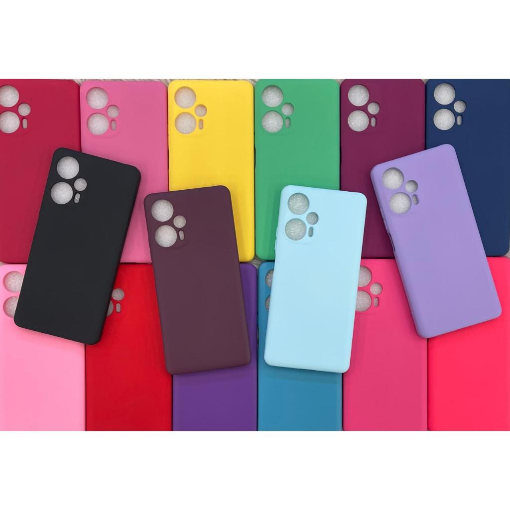 Kit Capinha Capa Case Para - POCO F5 5G - Xiaomi Silicone Aveludado em Oferta na Shopee