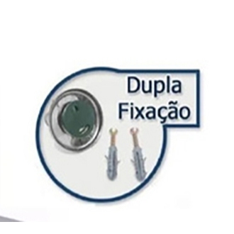 Porta Papel Higiênico Parede Banheiro Metal Inox Cromado — imagem 2 de 2