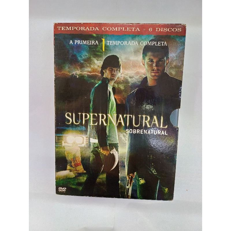 BOX DVD SUPERNATURAL PRIMEIRA TEMPORADA COMPLETA.