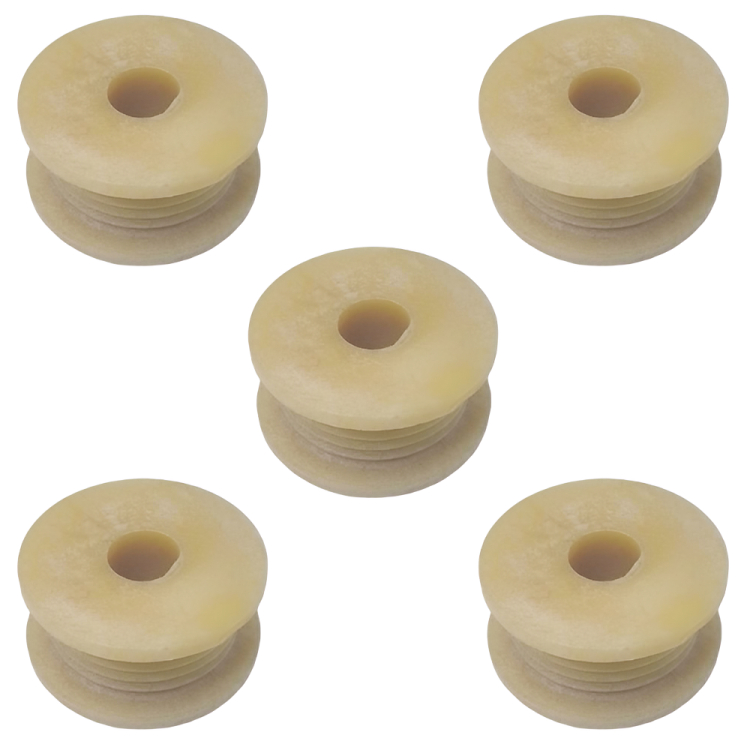 Kit 5 Polia Estriada Plastico Para O Motor Do Tanquinho Suggar Nova