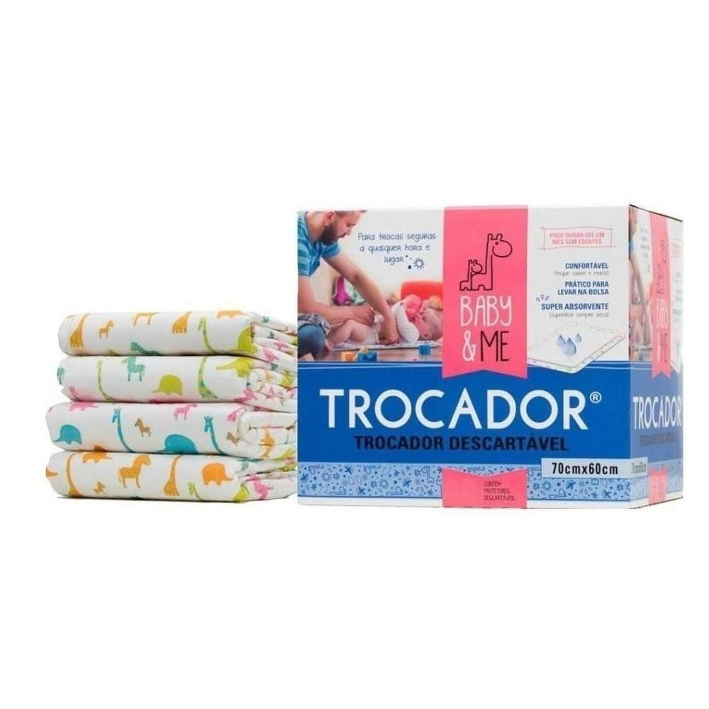 Trocador Descartável para Bebês troca em locais Pùblicos com segurança Protetor 70x60Cm, Envio Imediato