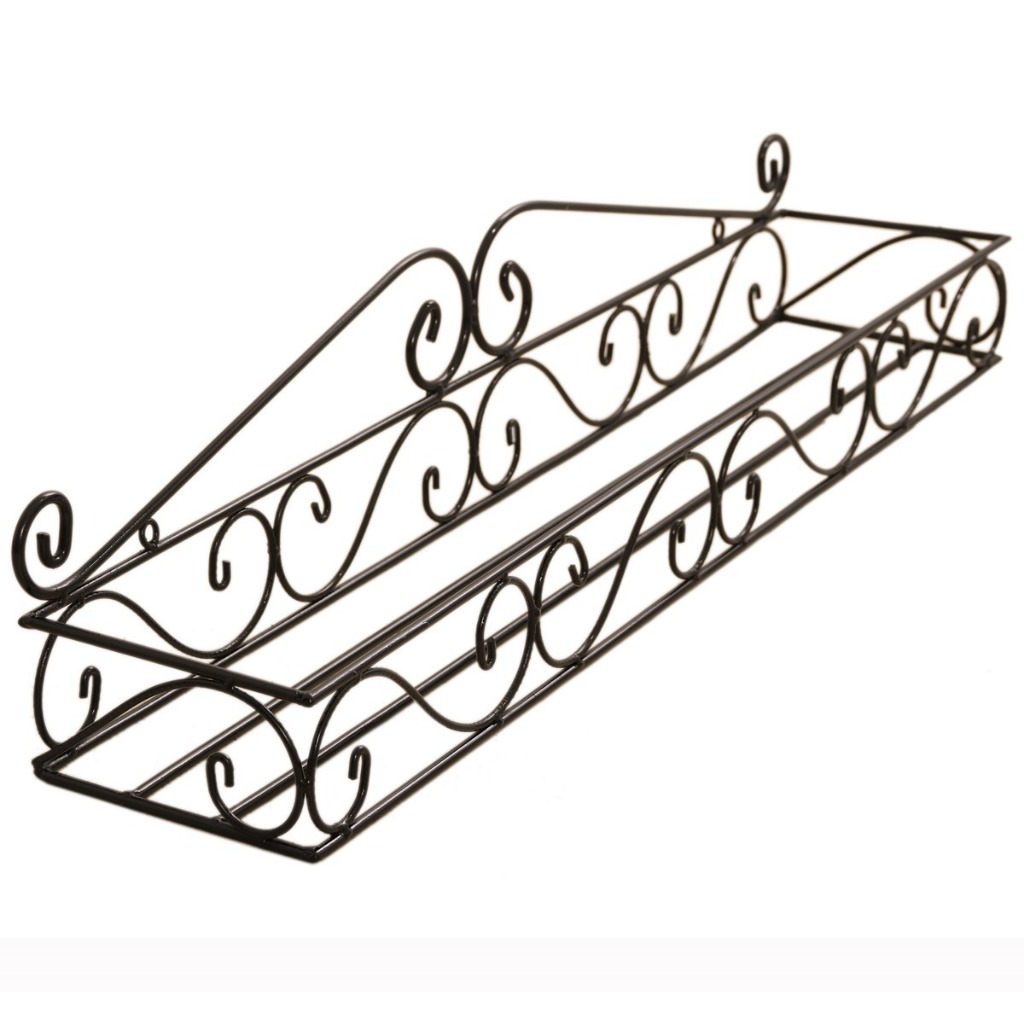 Floreira Rústica para Vaso Suporte De Ferro  Para Parede 60 Cm em Oferta na Shopee