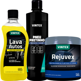 Shampoo Lava Autos Penu Pretinho Brilho Rejuvex Plástico Externo Vintex em Oferta na Shopee