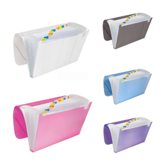 Pasta Sanfonada Plastica A4 12 Divisões Cores A Escolha ACP em Oferta na Shopee