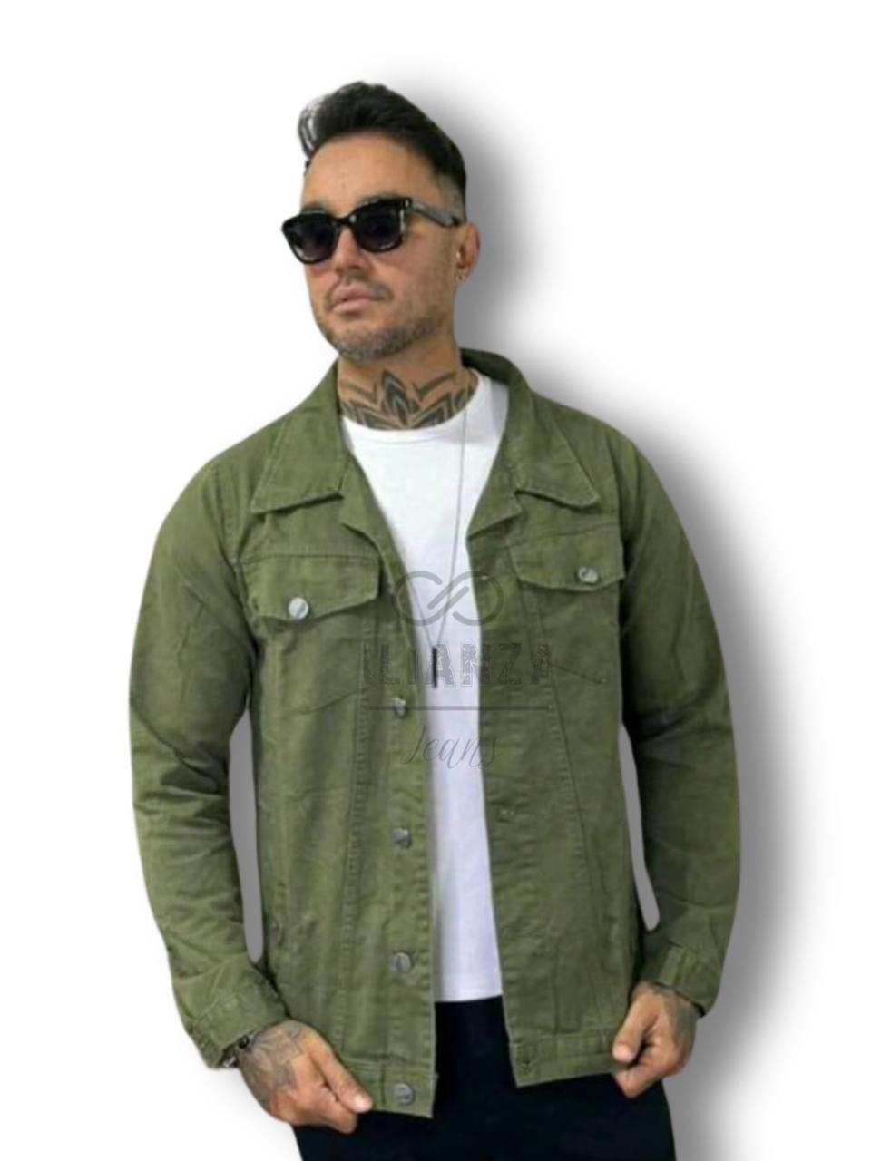 Jaqueta Jeans Masculina Azu Destroyer, Rasgada No Estilo em Oferta na Shopee