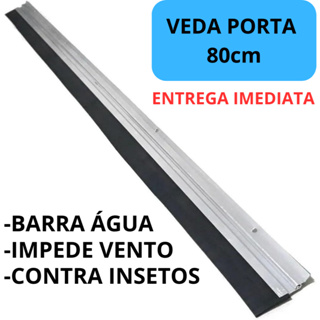 Vedador de porta em alumínio super resistente 80cm em Oferta na Shopee