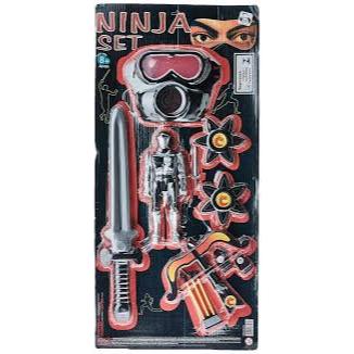 Kit Ninja Set De Brinquedo Artes Marciais - Pica Pau Samurai