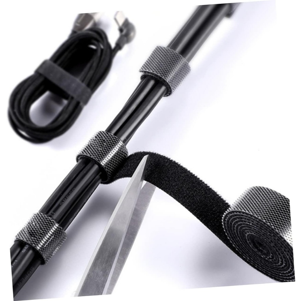 Rolo Fita Organizador De Cabos Fios 3m x 12mm de Velcro Multifuncional Fixador Abraçadeira em Oferta na Shopee