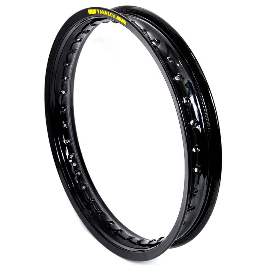 Aro de Ferro Traseiro 18 X 185 Yamaha Ybr Factor 125 135 150 Preto Brilhante