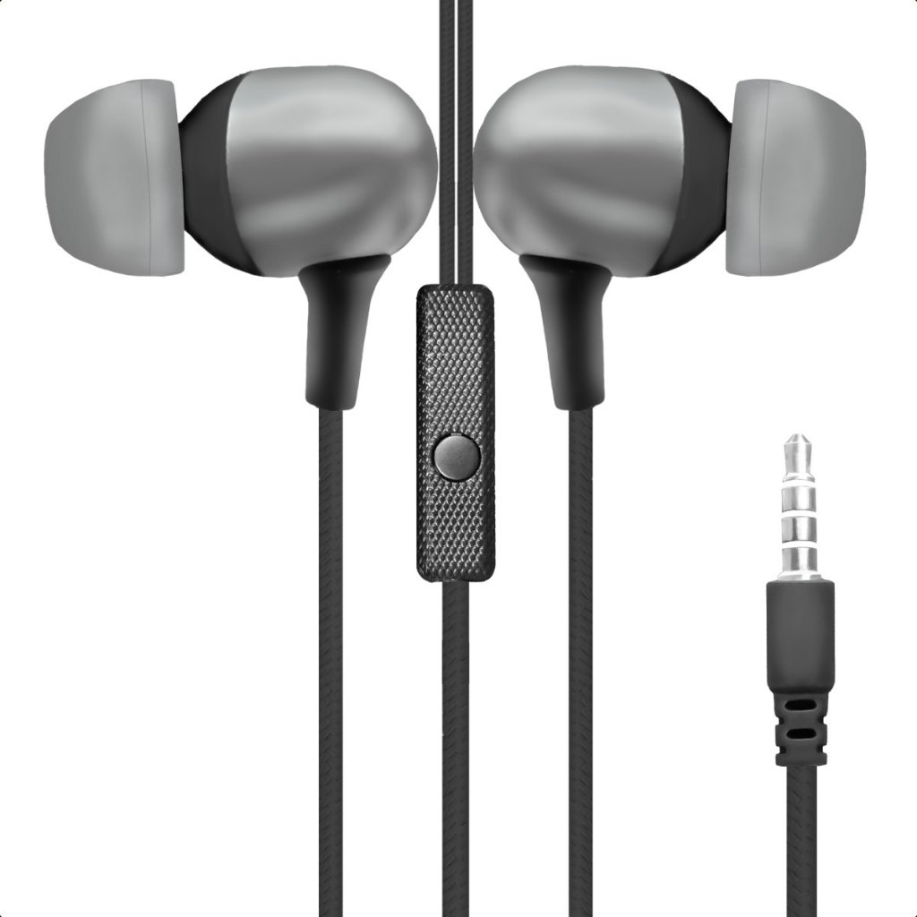 Fone de Ouvido Tipo P3 Extra Bass Com Microfone Celular smartphone Notebook tablet