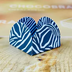 50~450 Forminhas Tema Zebra Para Doces 4 Pétalas 3,3X3,3X2,2 10.48 (Nc Toys Simples) (CHOCO)