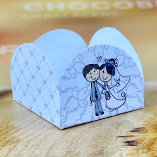 50~450 Forminhas Para Doces Tema Noivinhos 4 Pétalas 3,3X3,3X2,2  47.3 (Nc Toys Simples) em Oferta na Shopee