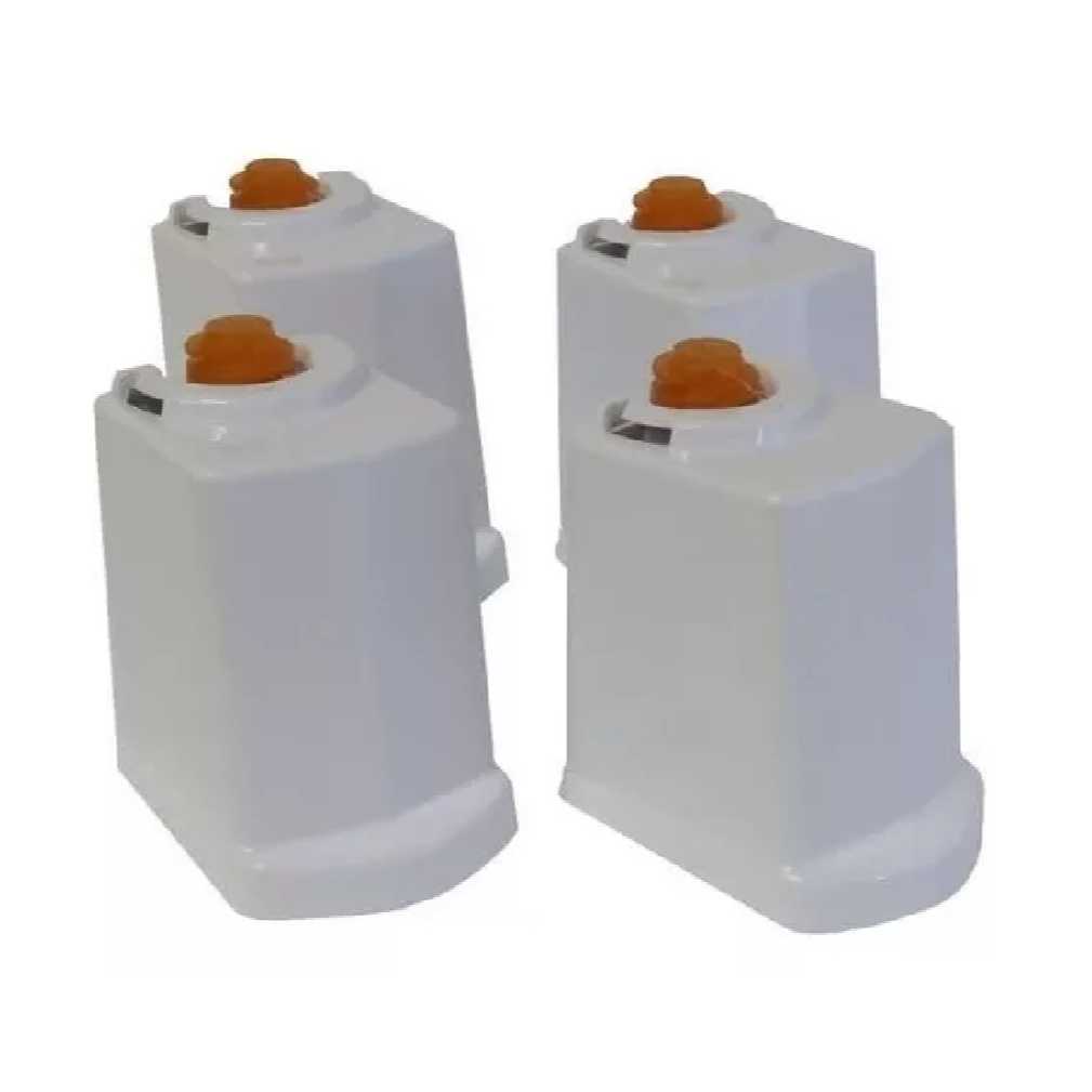 Jogo Com 4 Pés Fogão Consul Branco Original