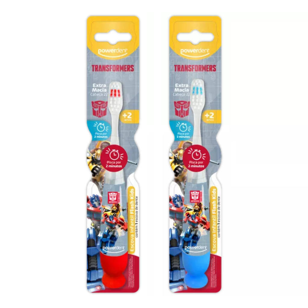 Escova de dente infantil transformers (2718)