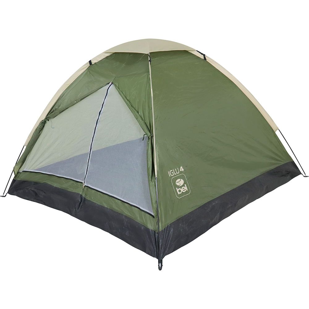 Barraca Camping Cabana Iglu 4 Pessoas Acampamento Dormir Tenda Abrigo Pesca Pecaria Retiro Bel