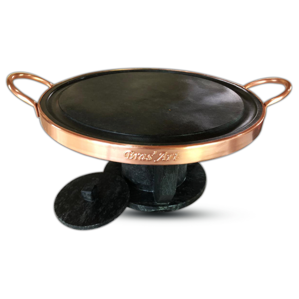 Fondue para carne 37 centímetros de pedra sabão em Oferta na Shopee