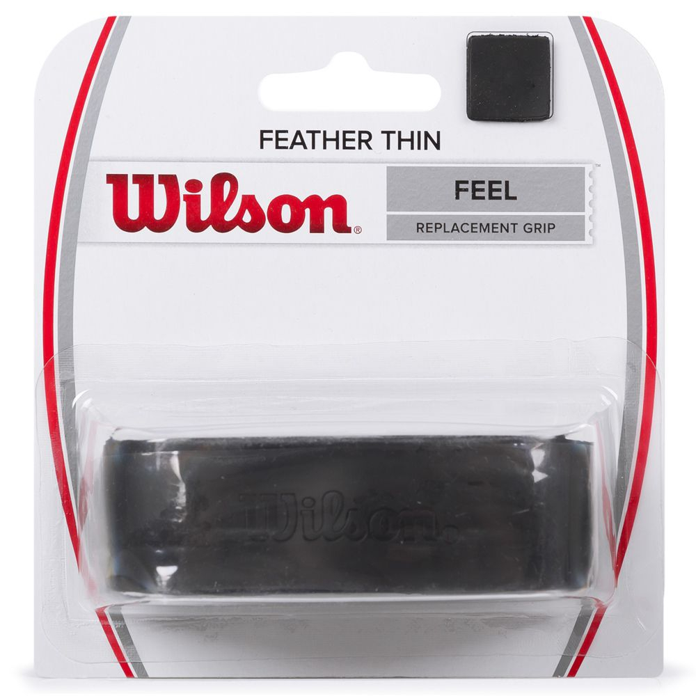 Cushion Wilson Feather Thin Feel Replacement Grip Para Raquetes de Tênis, Squash, Padél - Unidade