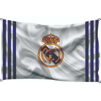 BANDEIRA DECORATIVA - REAL MADRID em Oferta na Shopee