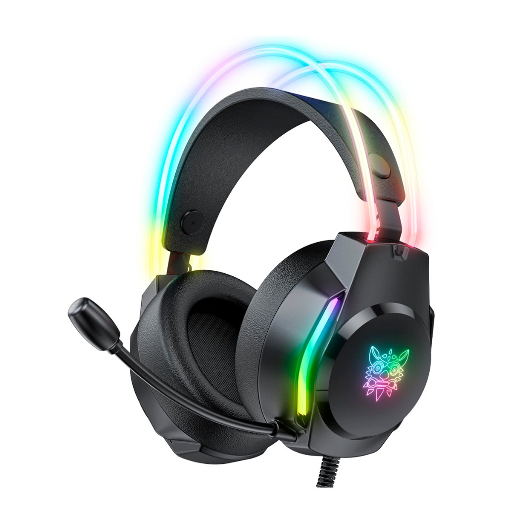 Headset Gamer Profissional Onikuma X26 RGB Preto