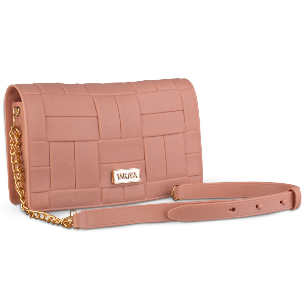 Bolsa Feminina De Ombro Transversal Média Grande Com Alça Corrente Dourada Casual Blogueira Estilo