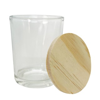 10 Pote Patê Vidro 80ml Copo Para Vela C/ Tampa De Madeira em Oferta na Shopee