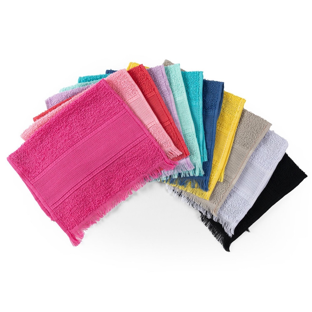 Kit com 5 toalha social para Bordar toalhinha de mão e boca 22x32 cm