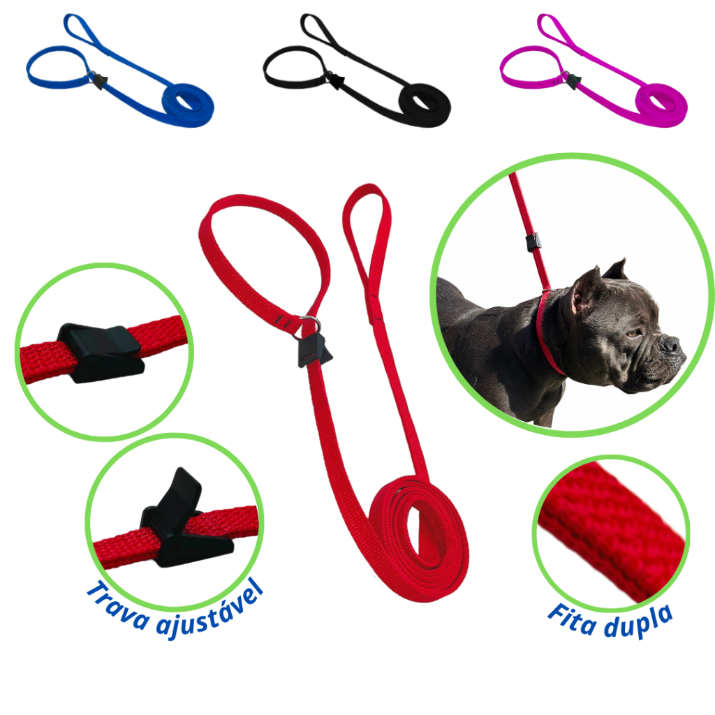 Coleira unificada guia adestramento educativa anti puxão cachorro em Oferta na Shopee