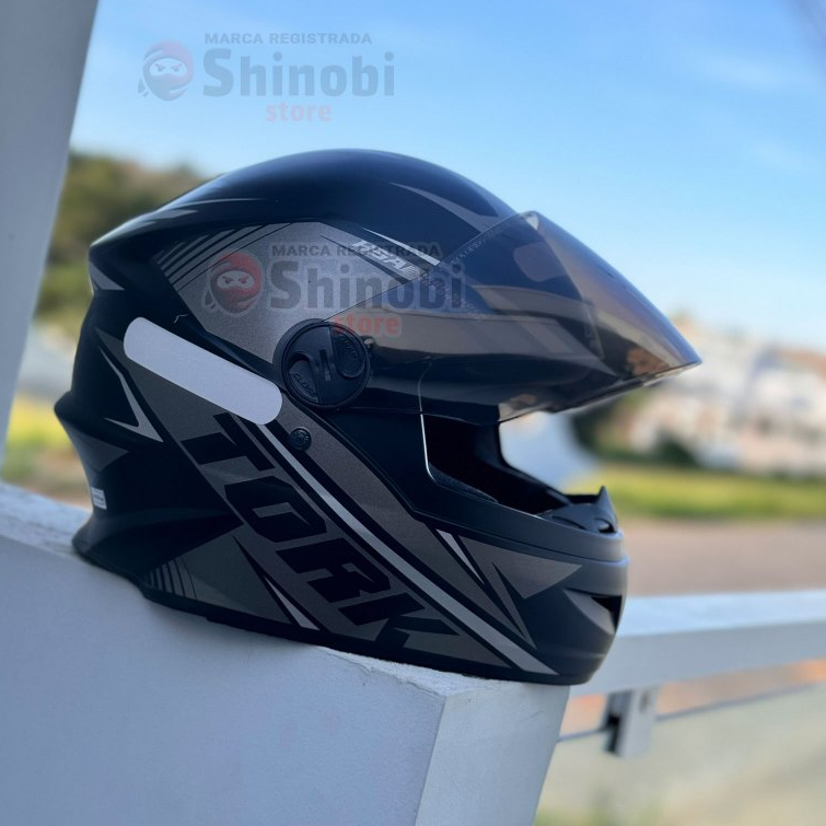 Capacete Moto Fechado Urbano Pro Tork R8 Fosco Masculino E Feminino Motoqueiro Ls2 Motoboy Viseira Fumê ou Viseira Cristal Clistal