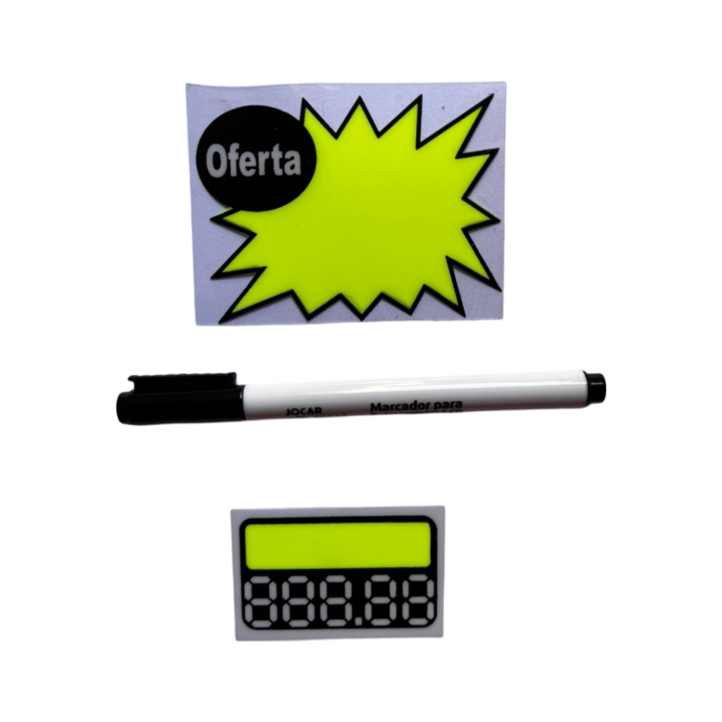 Kit de Placas Etiquetas Preço: Destaque Suas S! — R$ 39,90 em Shopee